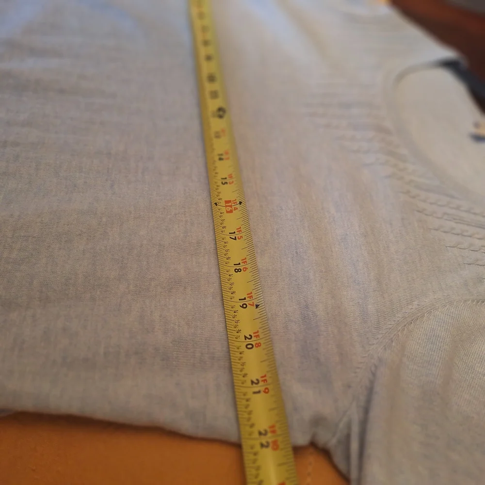 Talbots Light Powder Heather Blue Women's Sweater 2X